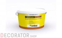 Декоративная мозаичная штукатурка weber.pas marmolit k25 Noir, 25 кг