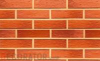 Кирпич облицовочный керамический пустотелый Terca Red риф, 250*85*65 мм