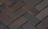 Тротуарная клинкерная брусчатка Penter Titan braun-anthrazit, 300*100*52 мм