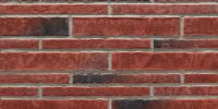 Клинкерная плитка Stroeher Zeitlos 353 eisenrost рельефная, 400*71*14 мм