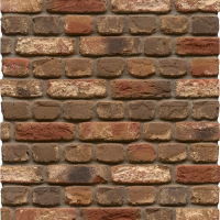 Клинкерный кирпич ручной формовки Westerwaelder WK 35 Holstein Barock gerumpelt, 215*102*65 мм