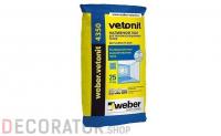 Наливной пол weber.vetonit 4350, серый, 25кг