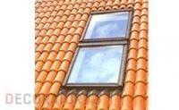 Комплект из 2-х окладов (одно над другим) для профилированной кровли VELUX EWK 0012, 550*780 мм