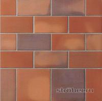 Клинкерная напольная плитка Stroeher Keraplatte Terra 316-patrician red flashed