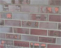 Клинкерный кирпич Westerwaelder WK10K Violettblau geflammt Kohle, 290*90*40 мм