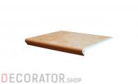 Клинкерная ступень флорентинер Interbau Nature Art Sahara beige, 360*320*9,5 мм