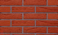 Кирпич лицевой керамический пустотелый КС-Керамик красный кора дерева, 250*120*88 мм
