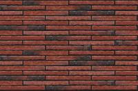 Клинкерная плитка Stroeher Zeitlos 353 eisenrost рельефная, 400*35*14 мм