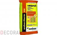 Армировочно-клеевая смесь для теплоизоляции weber.therm MW, 25 кг