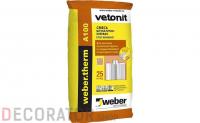 Штукатурно-клеевая смесь weber.therm A100, 25 кг