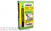 Шпаклевка финишная weber.vetonit JS, белая, 20 кг