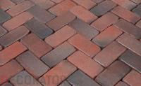 Тротуарная клинкерная брусчатка Penter Retro Rotblaubunt, 200x100x52 мм