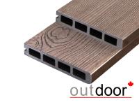 Террасная доска ДПК Outdoor 3D завершающая STORM/OCEAN