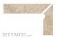 Клинкерный плинтус под ступень-флорентинер (л.п.) Interbau Bambus beige 112