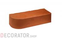 Кирпич облицовочный радиусный полнотелый Terca Red гладкий, 250*85*65 мм