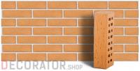 Кирпич лицевой клинкерный пустотелый ЛСР "Валенсия" соломенный  береста M300 250*85*65 мм