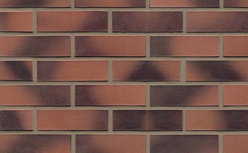 Клинкерный кирпич Westerwaelder WK 11 Rotviolett geflammt, 240*115*71 мм