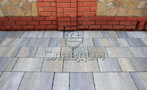 Плитка тротуарная ВЫБОР Антара Исскуственный камень 1АН.6, Базальт