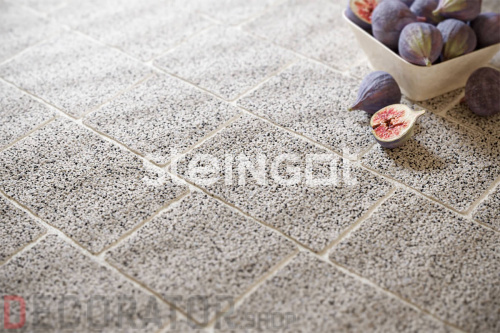 Тротуарная плитка Steingot Старый город "Bianco Nero", 60 мм