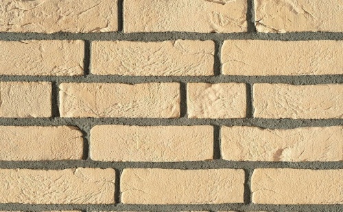 Кирпич облицовочный ручной формовки Terca Agora Wit Ivoor, 210*45-50*65 мм