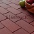 Брусчатка Steingot Темно-красная (полый прокрас), 200*100*40 мм