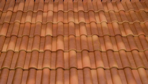 Керамическая черепица рядовая TONDACH Mediteran tricolore engobe