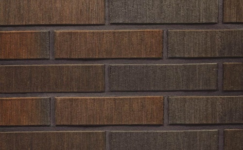 Кирпич облицовочный керамический пустотелый Terca Terra flame редуцированный шероховатый, 250*85*65 мм