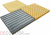 Тактильная плитка с продольными рифами ТП А.21.Ф.5 желтая