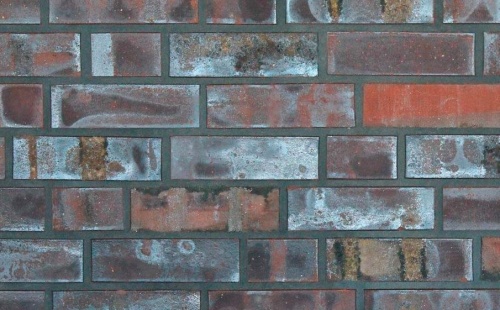 Кирпич клинкерный пустотелый ABC 81041D Husum rot-blau-bunt гладкий, 240*115*71 мм