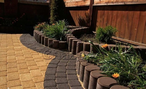 Плитка тротуарная ВЫБОР Классико 1КО.6, гладкая, коричневый