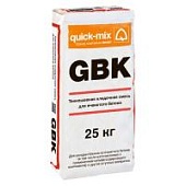Тонкошовная кладочная смесь для ячеистого бетона GBK Quick-mix, 25 кг