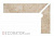 Клинкерный плинтус под ступень-флорентинер (л.п.) Interbau Bambus beige 112