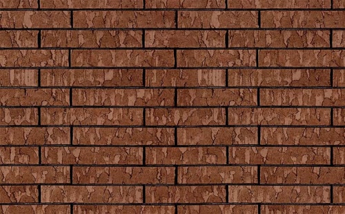 Кирпич облицовочный клинкерный пустотелый Terca Marono коричневый, 288*88*48 мм