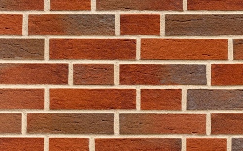 Кирпич клинкерный пустотелый ABC 5558 Gravenhorster rot-bunt wasserstrich, 240*115*71 мм