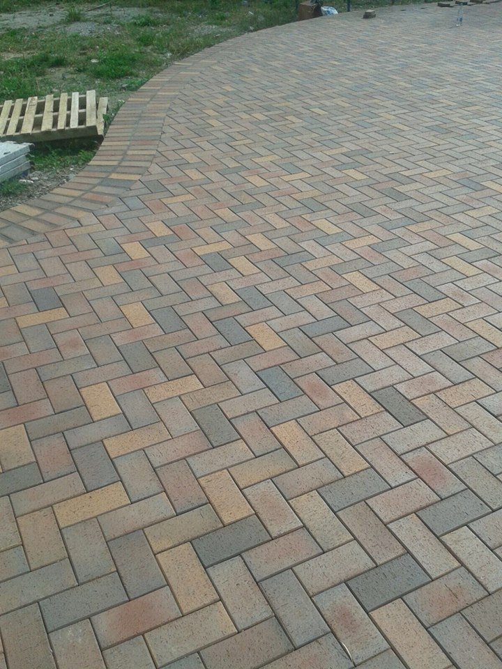Укладка брусчатки