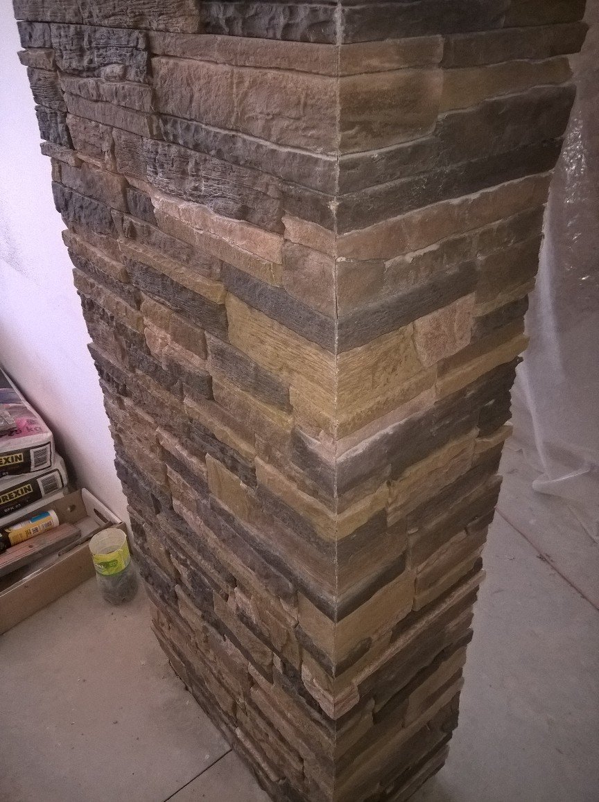 Укладка клинкера и камня в интерьере