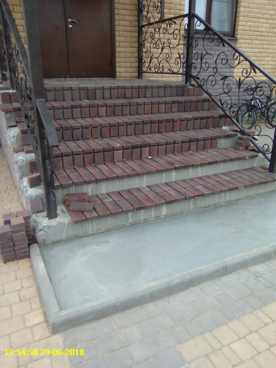 Укладка брусчатки