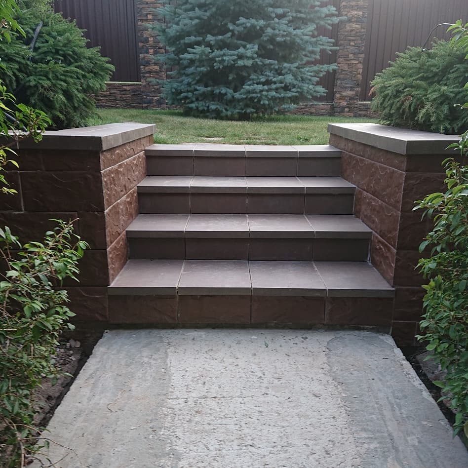 Монтаж клинкерных ступеней и плитки