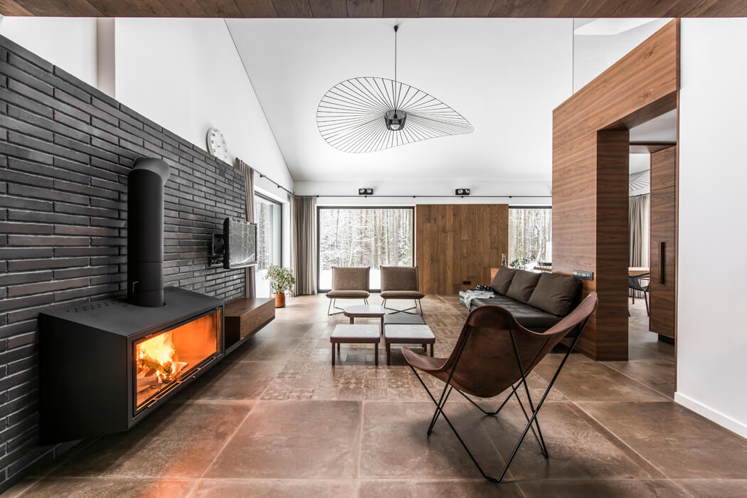 Укладка клинкера и камня в интерьере