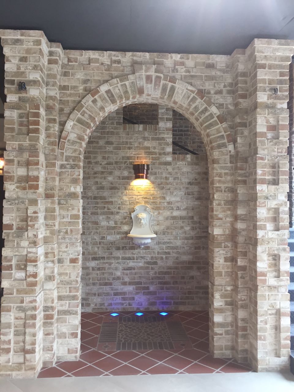 Укладка клинкера и камня в интерьере