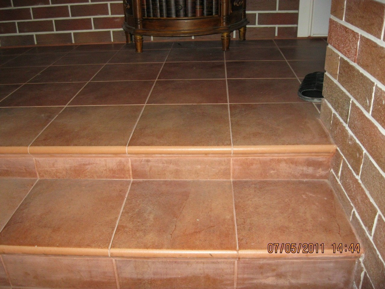 Монтаж клинкерных ступеней и плитки