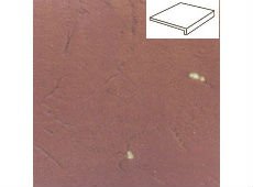 Клинкерная плоская ступень Лофт ABC Antik Weinrot, 335*310*10 мм