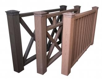 Ограждение из ДПК