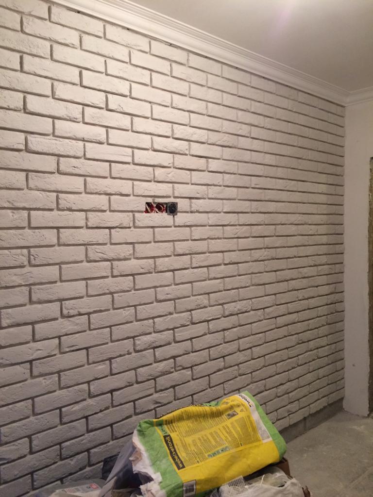 Укладка клинкера и камня в интерьере