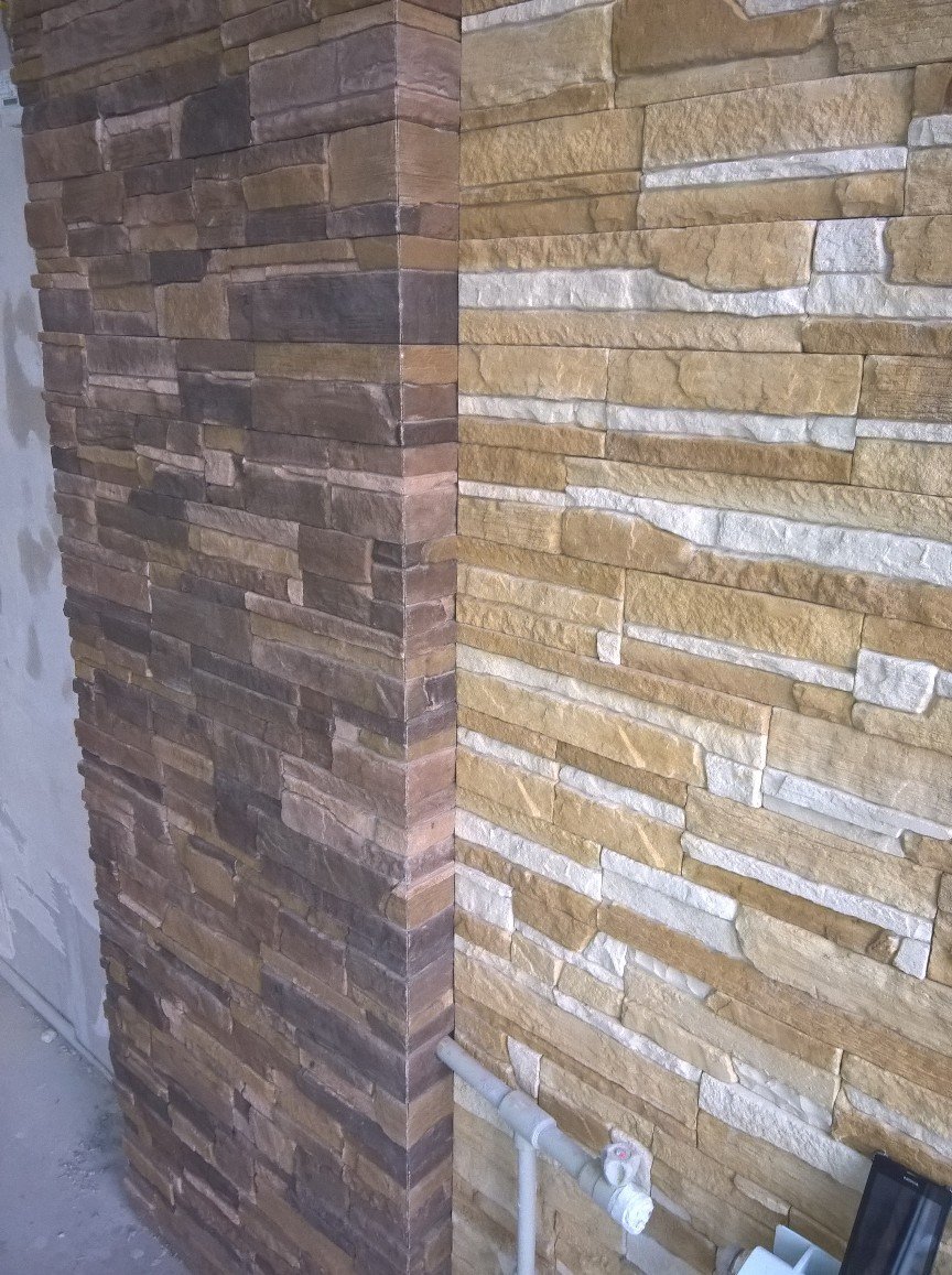 Укладка клинкера и камня в интерьере