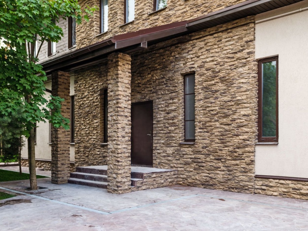 фото искусственный камень для фасада