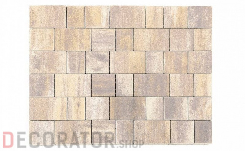 Плитка тротуарная BRAER Старый город Венусбергер Color Mix Степь, 120/160/240*160 мм