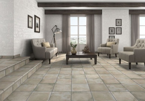 Клинкерная ступень-флорентинер Gres Aragon Antic Ceniza, 330*325*18(53) мм