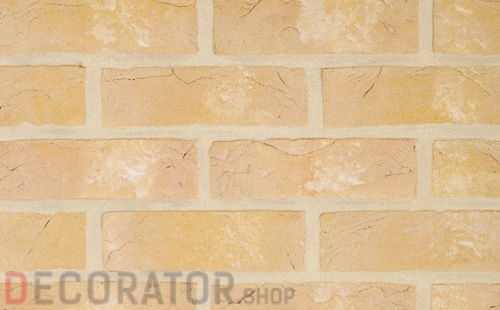 Кирпич облицовочный ручной формовки Terca Oakington Buff, 215*65*65 мм