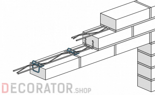 Хомут для горизонтальной кладки BAUT SK 50-40 A2